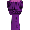 download African Drum 2 clipart image with 270 hue color