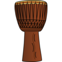 download African Drum 2 clipart image with 0 hue color