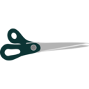 download Scissors clipart image with 180 hue color