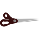 download Scissors clipart image with 0 hue color