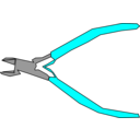 download Pliers 0 clipart image with 180 hue color