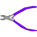 download Pliers 0 clipart image with 270 hue color