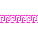 download Double Hook Meander clipart image with 315 hue color