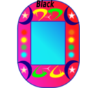 download Mirror clipart image with 0 hue color