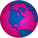 download Earth Globe Dan Gerhrad 05r clipart image with 90 hue color