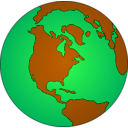 download Earth Globe Dan Gerhrad 05r clipart image with 270 hue color
