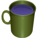 download Coffee Mug clipart image with 225 hue color