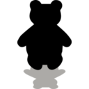 download Bear Icon clipart image with 180 hue color