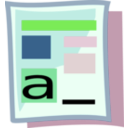 download Wordprocessing clipart image with 90 hue color