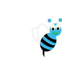 download Smiley Bee clipart image with 135 hue color