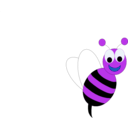 download Smiley Bee clipart image with 225 hue color