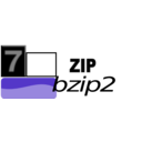 download 7zipclassic Bzip2 clipart image with 180 hue color