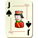 Ornamental Deck Jack Of Spades