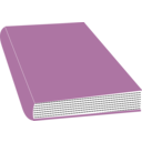 download Closed Book 01 clipart image with 135 hue color