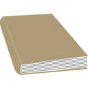download Closed Book 01 clipart image with 225 hue color