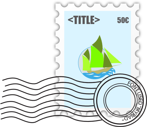 Postage Stampe Template