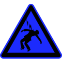 download Signs Hazard Warning clipart image with 180 hue color