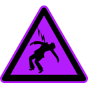 download Signs Hazard Warning clipart image with 225 hue color