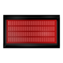 download Lcd Display Red clipart image with 0 hue color