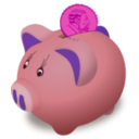 download Saving Up clipart image with 270 hue color