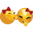 Girl Talk Smiley Emoticon