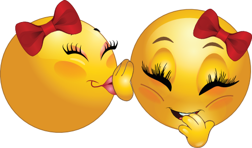 Girl Talk Smiley Emoticon