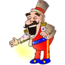 download Circus Chef clipart image with 0 hue color