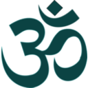 download Yoga Om clipart image with 180 hue color