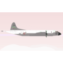 download Lockheed P 3 Orion Aircraft Color clipart image with 135 hue color