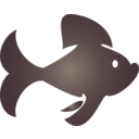 download Fish Icon clipart image with 45 hue color