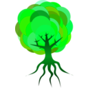 download Simple Tree 3 clipart image with 90 hue color