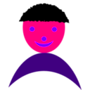 download Face Child clipart image with 270 hue color