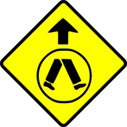 Caution Pedestrian Crossing