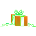 download Gift clipart image with 90 hue color