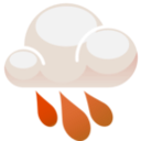 download Meteo Pioggia clipart image with 180 hue color