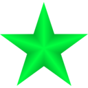 download Red Star clipart image with 135 hue color