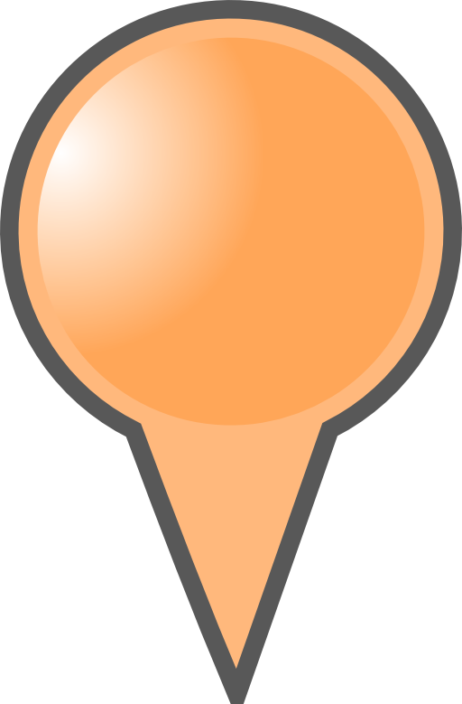 Orange Map Marker