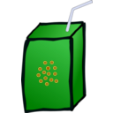 download Juice Box clipart image with 180 hue color