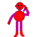 download Robot clipart image with 315 hue color