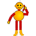 download Robot clipart image with 0 hue color