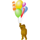 Teddy Bear With Balloons