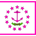 download Usa Rhode Island clipart image with 270 hue color