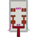 download Knife Switch On clipart image with 315 hue color