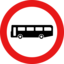 Roadsign No Buses