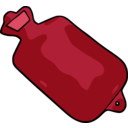 download Hot Water Bottle clipart image with 0 hue color
