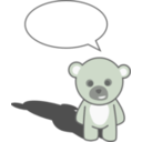 download Cute Teddy Bear clipart image with 90 hue color