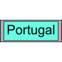 download Digital Display With Portugal Text clipart image with 90 hue color