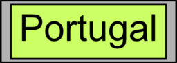 Digital Display With Portugal Text