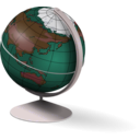 download Globe clipart image with 315 hue color