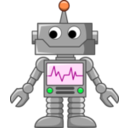 download Cartoon Robot clipart image with 135 hue color